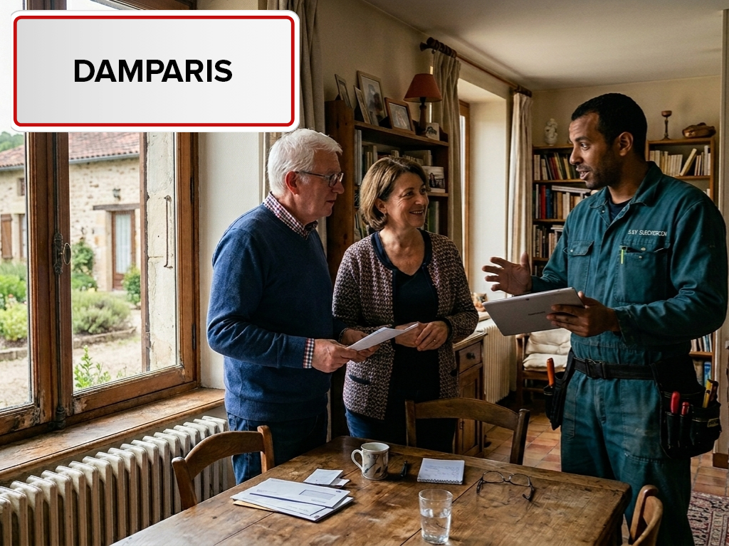 Installation de pompe à chaleur à Damparis (39500) dans le Jura