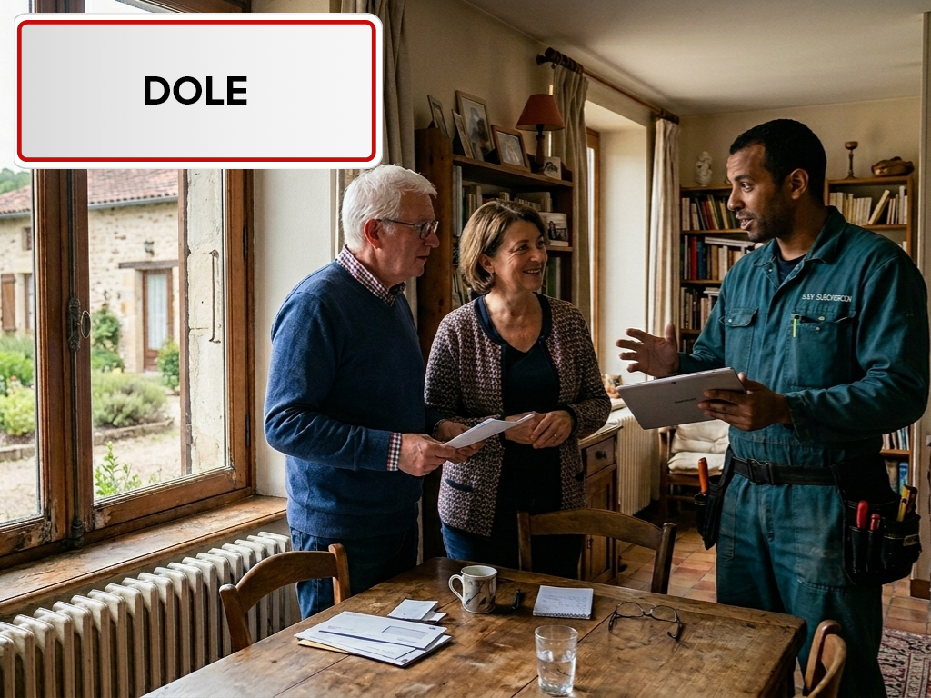 Installation de pompe à chaleur à Dole (39100) dans le Jura