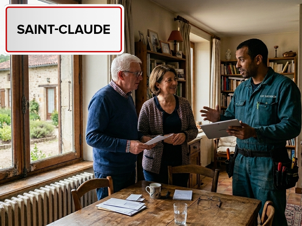 Installation de pompe à chaleur à Saint-Claude (39200) dans le Jura